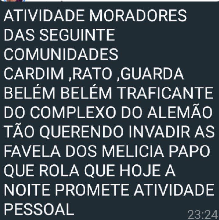 Boato de invasão do CV em áreas da milícia em Del Castilho e Engenho de Dentro não se confirmou