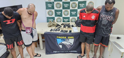 Presos quatro milicianos ligados a Zinho com pistola e carregadores