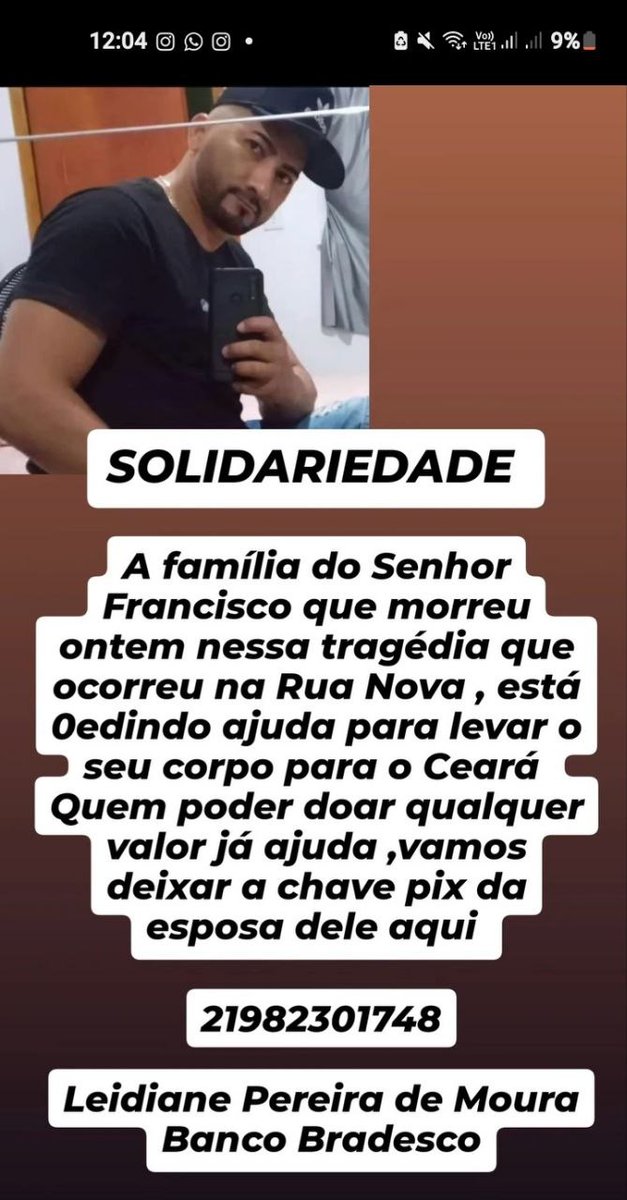 Família de inocente morto pelo CV em Rio das Pedras pede ajuda financeira para levar corpo para o Ceará