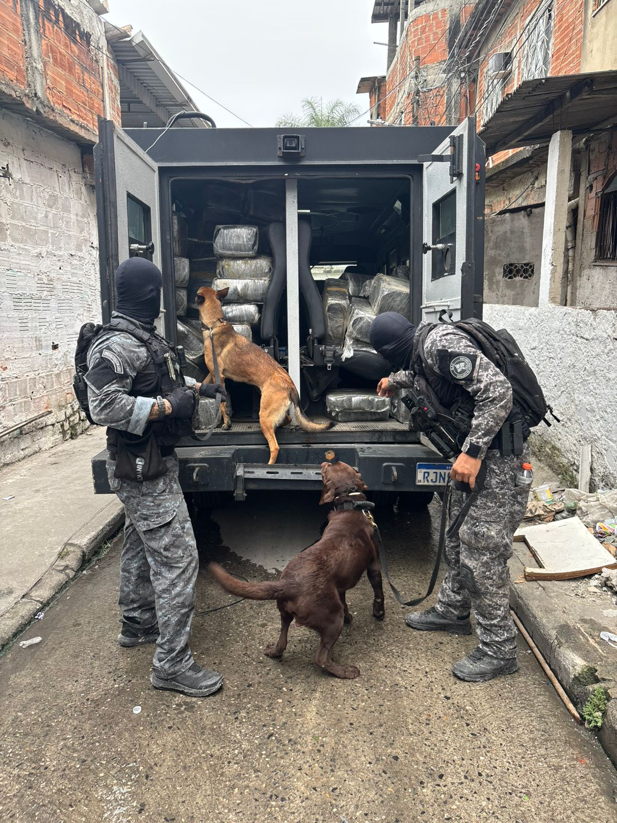 Toneladas de drogas apreendidas e 13 presos em operação na Penha (CV). VIDEO