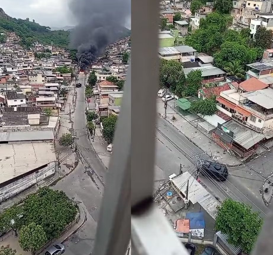 Grande operação policial no Complexo da Penha (CV) tem tiroteio e baleados. VIDEOS